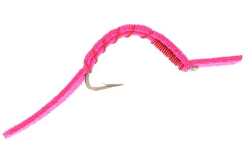 SRF Bull Whip Worm - Pink